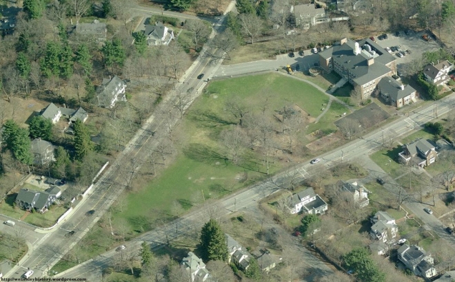 Aerial View of Warren School  Source: Bing Maps