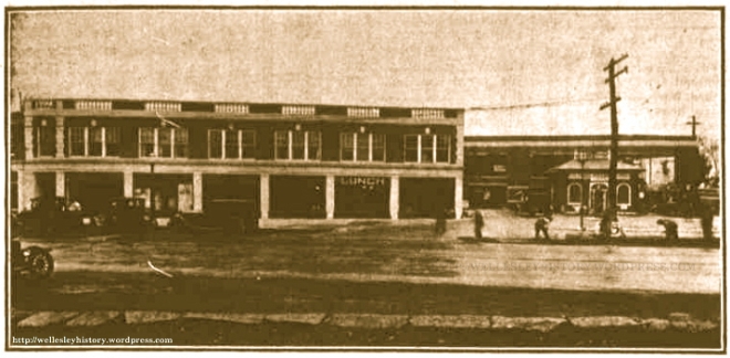 Newly completed Colonial Building in 1927 (Posted with permission from Wellesley Townsman)