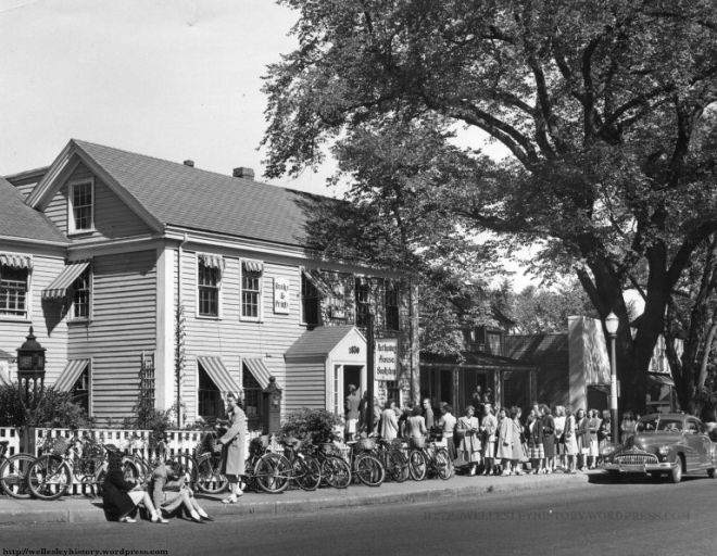 The Hathaway House Bookshop (Posted with permission from the Wellesley College Archives)